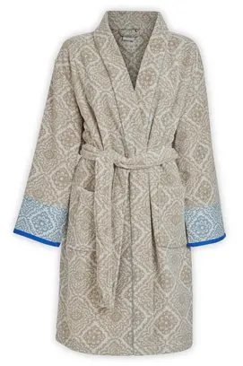 Peignoir à carreaux en jacquard de Pip Studio - Khaki S