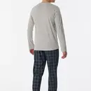 Schiesser Schiesser Pyjama Long grey melange 180269 52/L