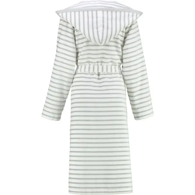 Cawö Dames Badjas met Capuchon 6596 silber 36 Cawö Dames Badjas met Capuchon 6596 silber 36