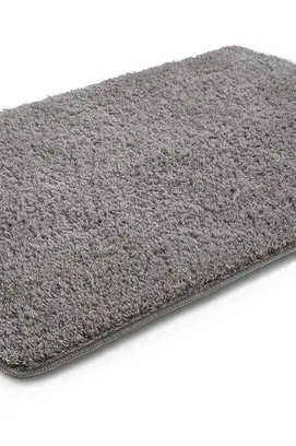 Rhomtuft tapis de bain Rhomy Home Duo 65x115cm duo acier