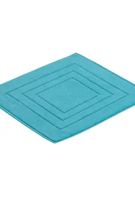 Vossen Bidetmat Feeling turquoise 60x60