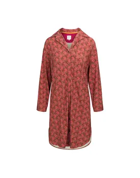 Pip Studio Dex Long Sleeve Nightdress Ciao Bella Pink L