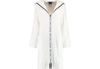 Cawö Dames Badjas 3101 Weiss  L