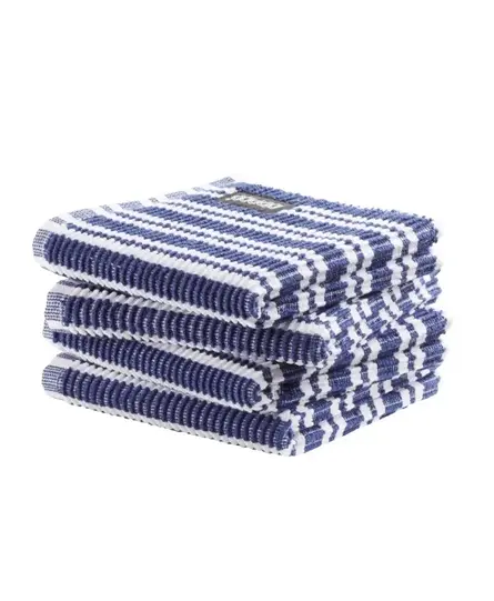 DDDDD vaatdoek Stripe blue 30 x 30 cm