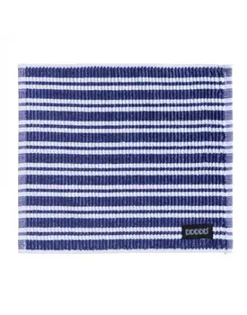 DDDDD vaatdoek Stripe blue 30 x 30 cm