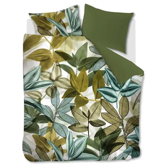 Beddinghouse Eden Housse de couette verte 200x200/220 cm