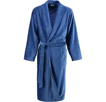 Cawö Peignoir d'homme avec col châle 1716 saphir 54
