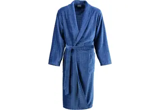 Cawö Peignoir d'homme avec col châle 1716 saphir 54