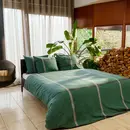 Kayori Kayori Kagura Dekbedovertrek Flanel  140x200/220 Donkergroen