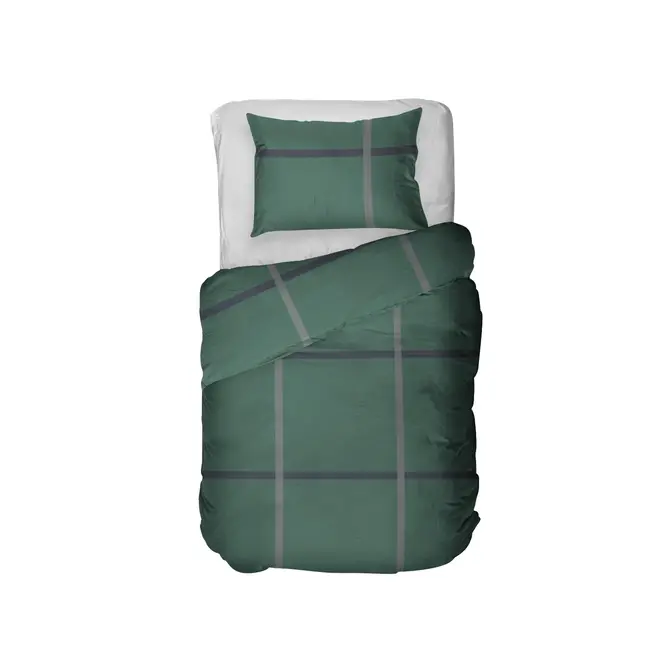 Kayori Kagura Housse de couette Flanelle 140x200/220 Vert foncé