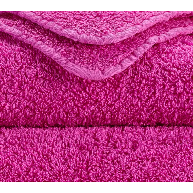 Abyss & Habidecor Super Pile serviette invités 30x50 570 happy pink