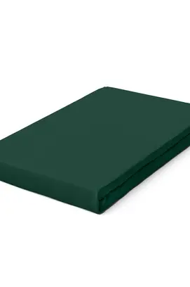 Schlafgut Drap-housse en pur Jersey M - 120x200 - 130x220 690 Green Deep