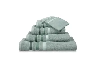 Vandyck Prestige Lines Gant de toilette vert vintage 16x22