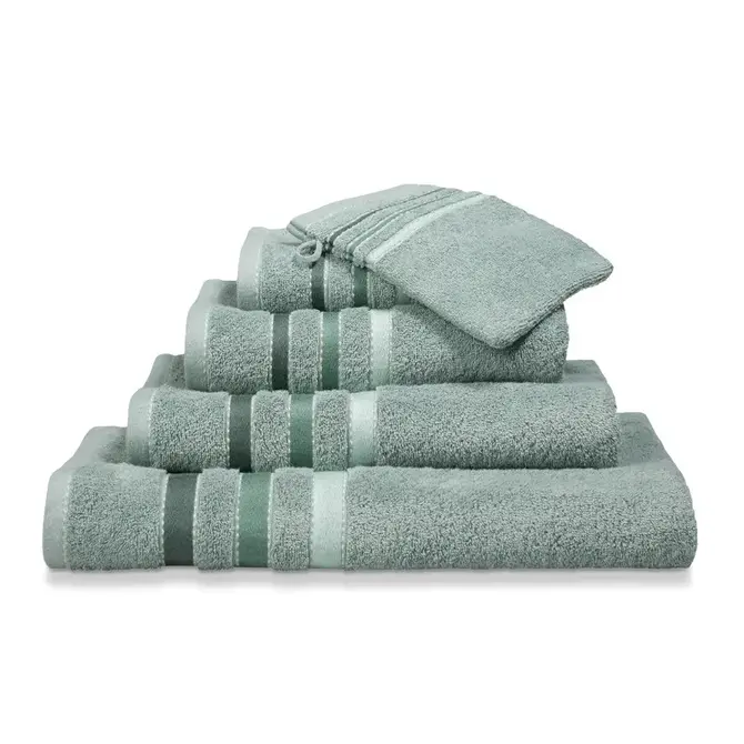 Vandyck Prestige Lines Gant de toilette vert vintage 16x22