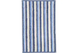 Cawo Breeze Streifen Gastendoekje 30x50 sky