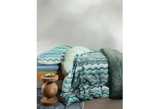 Essenza Sol  dekbedovertrek Comforting green 2p set 200x220