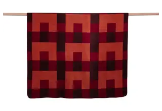 David Fussenegger SAVONA Woondeken "Karo clean" weinrot 200 x150 cm