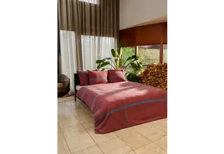 Kayori Kagura Housse de couette Flanelle 240x200/220 Rouge