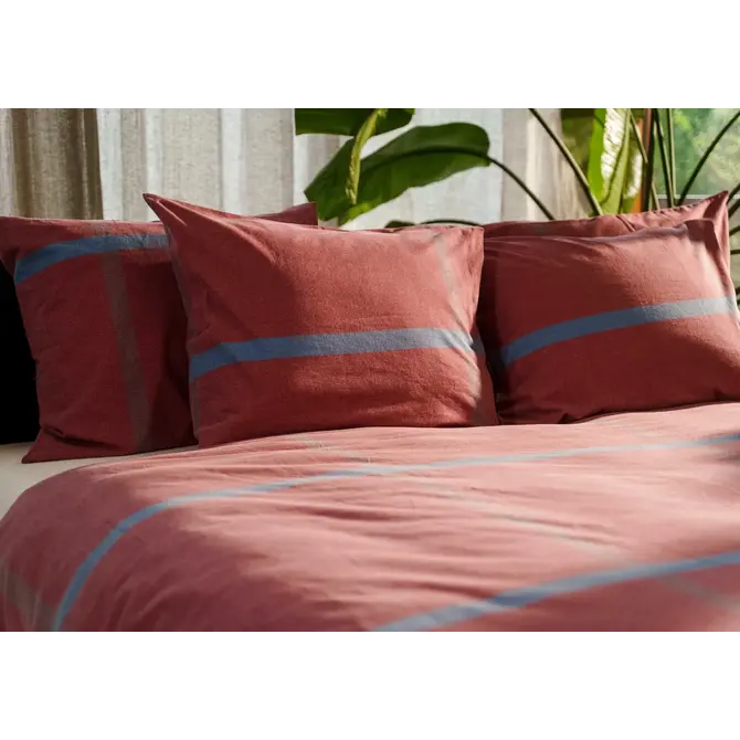 Kayori Kagura Housse de couette Flanelle 240x200/220 Rouge