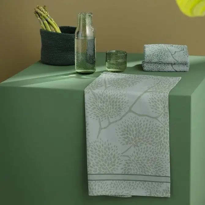 DDDDD torchon arbres 60x65 vert