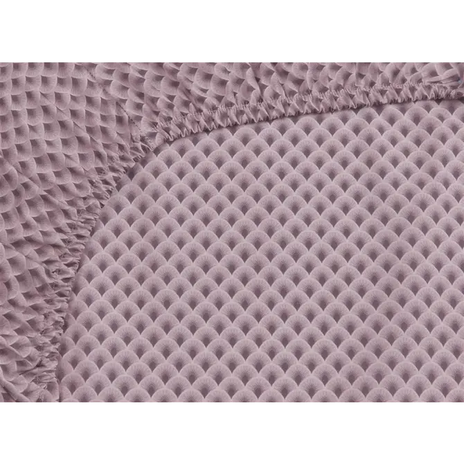 Pip Studio Suki Hoeslakens- Mauve 90x200 cm Hoekhoogte: 25 cm