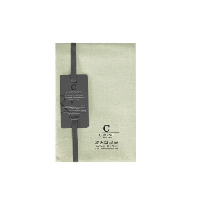 Cawö Nature Theedoek 531 wasabi 50/70