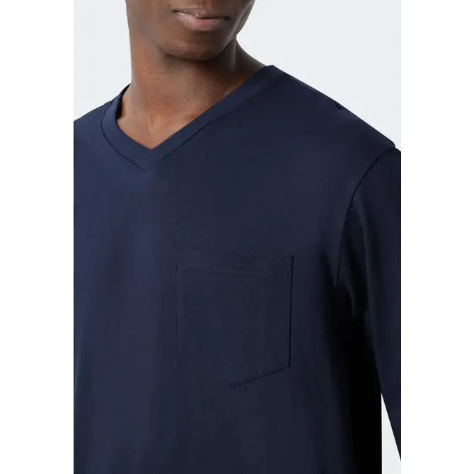 Schiesser Pyjama long bleu roi 178096 56/XXL
