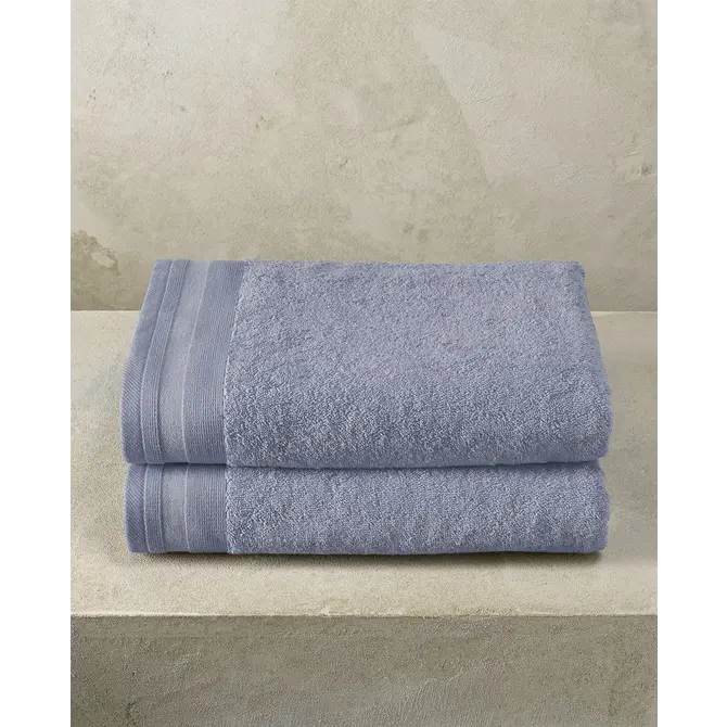 De Witte Lietaer badhanddoek Excellence 70x140 stone blue