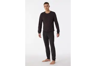 Schiesser Pyjama Long anthracite 180270 52/L