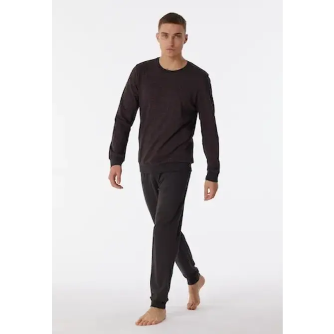 Schiesser Pyjama long anthracite 180270 52/L