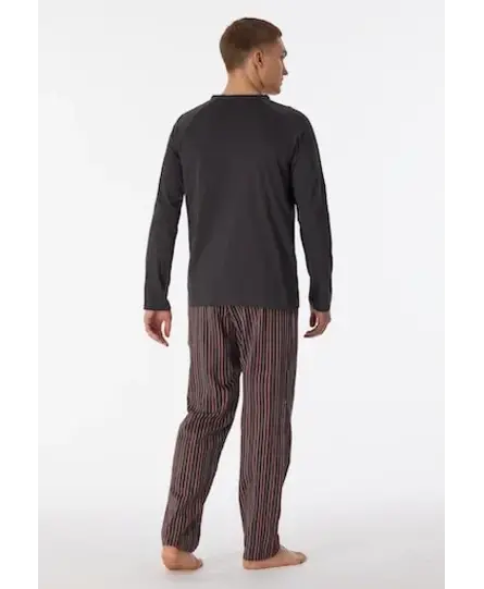 Schiesser Pyjama Long anthracite 180274 52/L