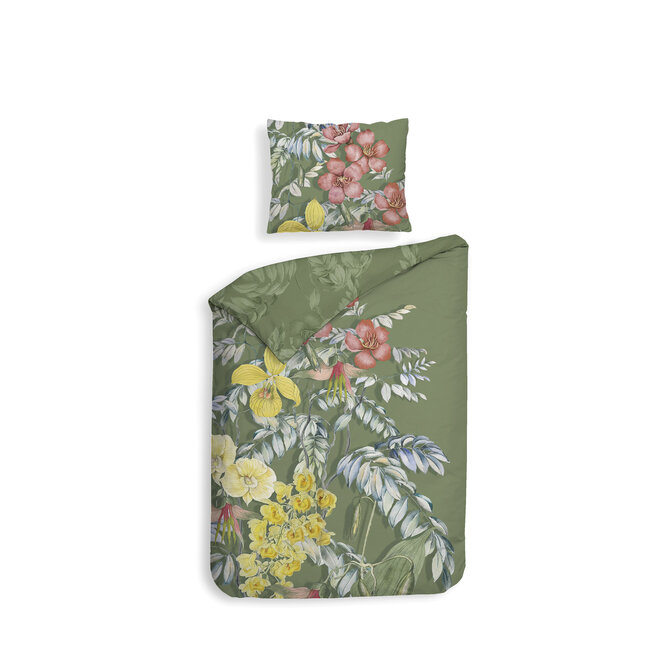 Heckett & Lane Jean Housse de Couette 200x200/220 Vert