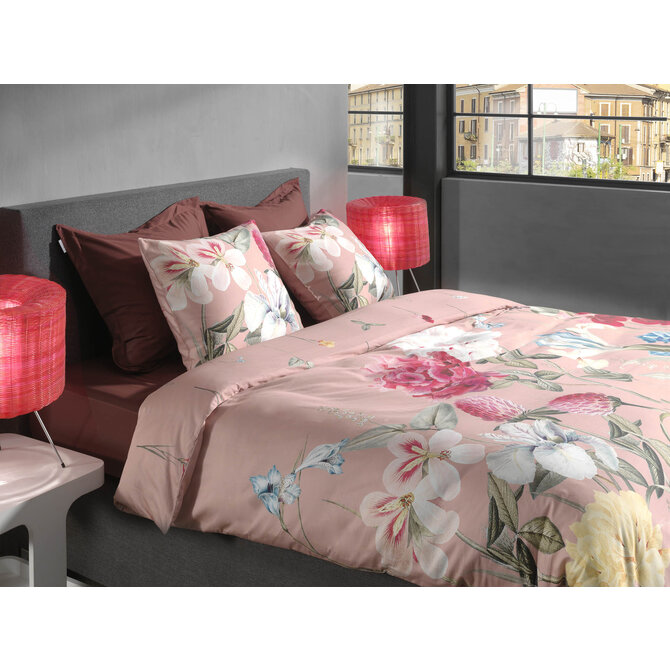 Heckett & Lane Flores Dekbedovertrek 200x200/220 Pink
