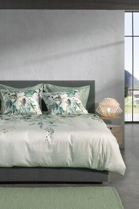 Heckett & Lane Housse de Couette Rein 200x200/220 Vert