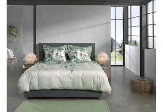 Heckett & Lane Housse de Couette Rein 200x200/220 Vert