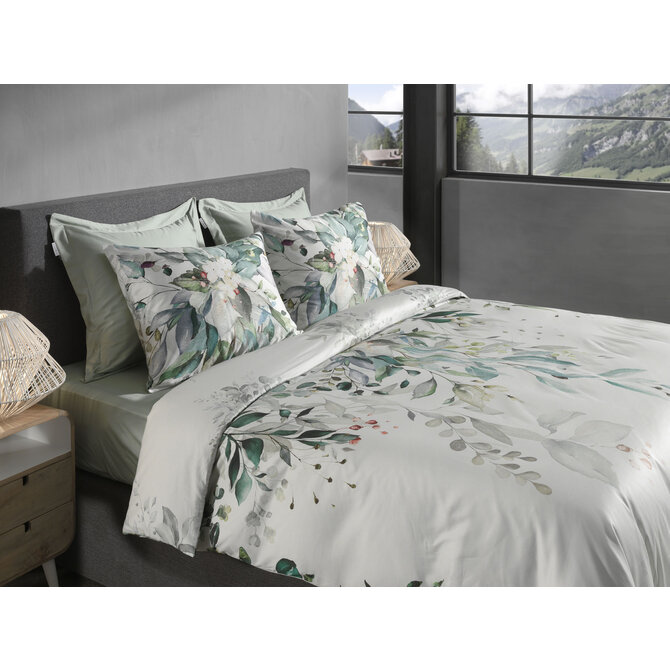 Heckett & Lane Rein Dekbedovertrek 200x200/220 Green Heckett & Lane Rein Dekbedovertrek 200x200/220 Green