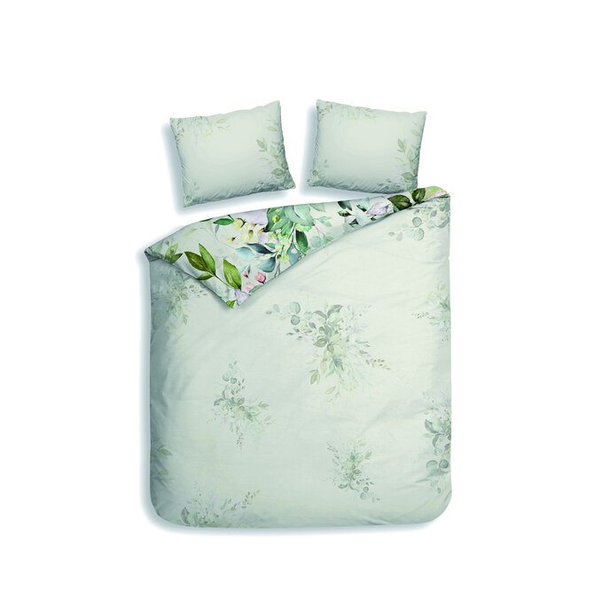 Heckett & Lane Rein Dekbedovertrek 200x200/220 Green Heckett & Lane Rein Dekbedovertrek 200x200/220 Green