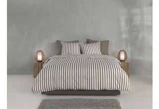 Zo! Home Banda di Lino Dekbedovertrek 140x200/220 Palm Taupe