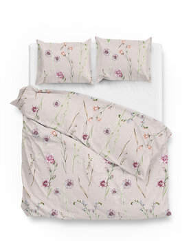 Zo! Home Gerbera Dekbedovertrek 200x200/220 Beige