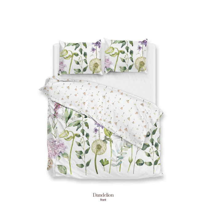Zo! Home Dandelion Dekbedovertrek 200x200/220 White