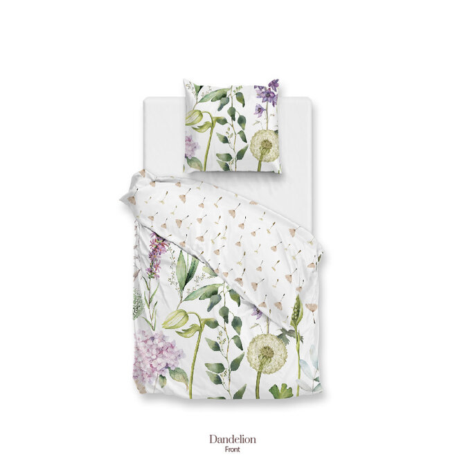 Zo! Home Dandelion Dekbedovertrek 200x200/220 White