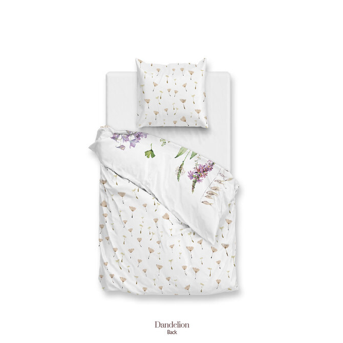 Zo! Home Dandelion Dekbedovertrek 200x200/220 White