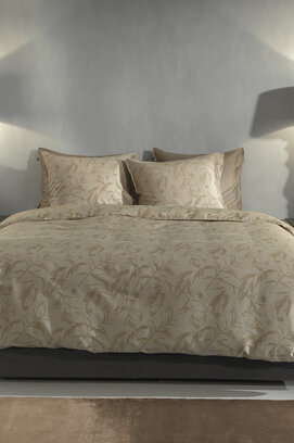 Zo! Home Fiori di Satinado Housse de Couette 200x200/220 Forest Sand