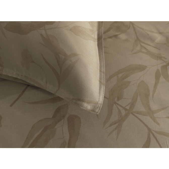 Zo! Home Fiori di Satinado Dekbedovertrek 200x200/220 Forest Sand