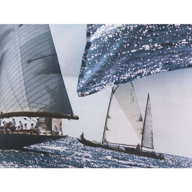 Zo! Home Regatta Dekbedovertrek 140x200/220 Blue