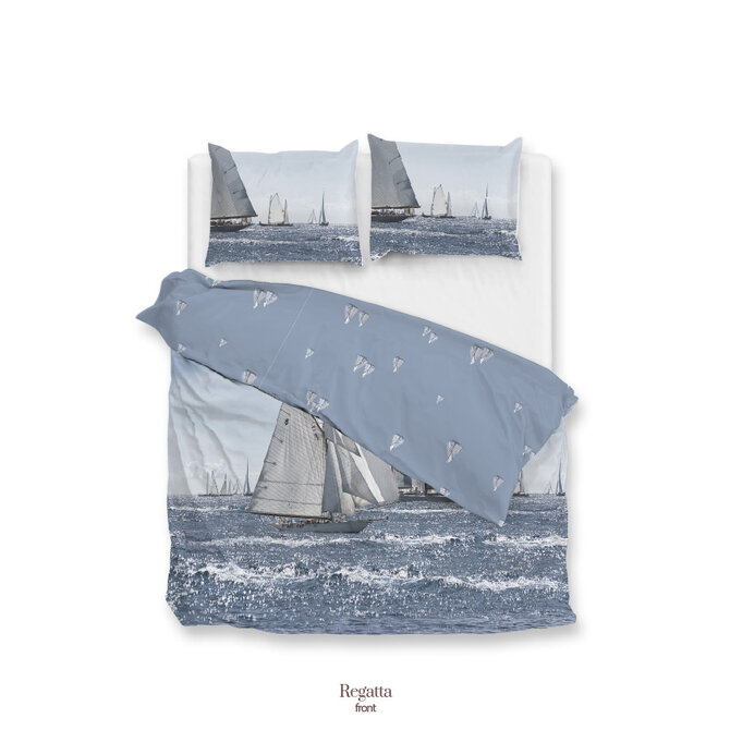 Zo! Home Regatta Dekbedovertrek 140x200/220 Blue