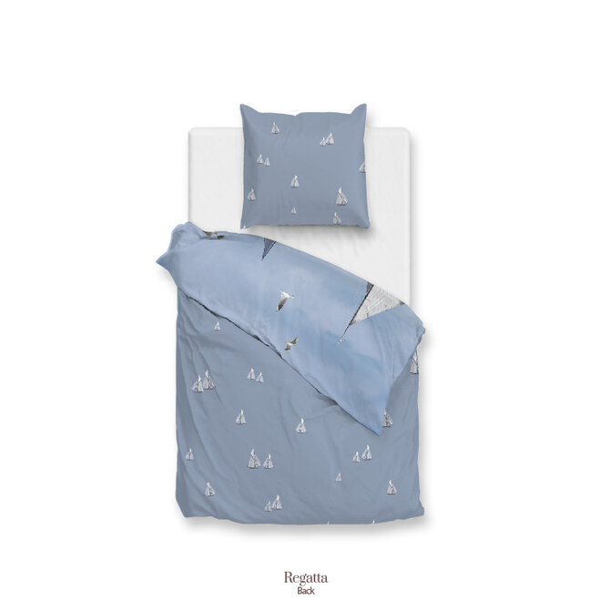 Zo! Home Regatta Dekbedovertrek 140x200/220 Blue