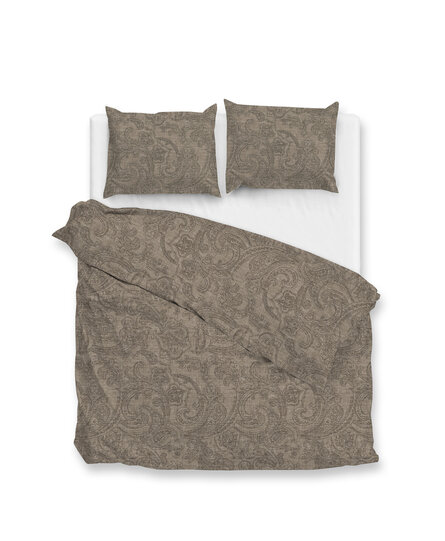 Zo! Home Paisley di Lino Dekbedovertrek 240x200/220 Palm Taupe