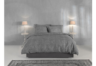 Zo ! Housse de couette Home Paisley di Lino 200x200/220 Gris Foncé