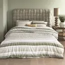 Rivièra Maison Riviera Maison Housse de couette Sturdy Stripe Grey Green 140x200/220 cm